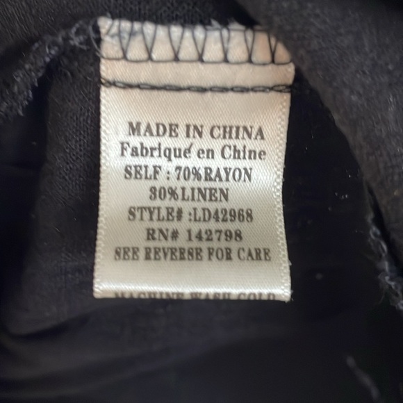 Little Black Linen Dress - New with Tags - Picture 7 of 7